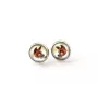 Basenji, African bush dog, Congo dog - earrings in a box, your photo, handmade jewelry, a product of the Art-Dog brand