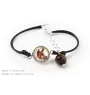 Basenji, African bush dog, Congo dog - bracelet in a box with your photo, feminine jewelry, perfect gift from Art-Dog brand