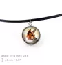 Basenji, Terrier Nyam-Nyam, Terrier du Congo - collier dans une boîte, élégant bijou, pendentif de la marque Art-Dog