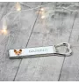 Basenji, African bush dog, Congo dog - bottle opener with a picture and inscription for beer by Art-Dog