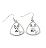 Basenji, Terrier Nyam-Nyam, Terrier du Congo - boucles d'oreilles avec chien, boucles d'oreilles pendantes avec photo, bijoux personnalisés avec impression de la marque Art-Dog