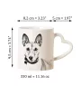 Basenji, African bush dog, Congo dog - cup with a dog, adorable cup with a heart-shaped handle, universal gift from the Art-Dog brand