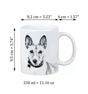 Basenji, Terrier Nyam-Nyam, Terrier du Congo - tasse avec chien, tasse avec photo, cadeau personnalisé de la marque Art-Dog