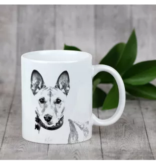 Basenji kubek z psem good morning Art-Dog
