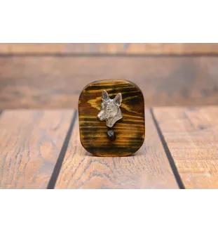 Basenji, Terrier Nyam-Nyam, Terrier du Congo - porte-clés, porte-clés avec chien pour les médailles, crochet pour les clés de la marque Art-Dog