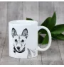 Basenji, Kongo-Terrier - Tasse mit Hund, fröhliche Tasse für Hundeliebhaber, personalisiertes Geschenk der Marke Art-Dog