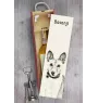 Basenji, Kongo-Terrier - Weinbox mit Hund, Alkoholbox mit Grafik, personalisierte Geschenkbox der Marke Art-Dog