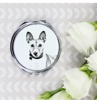 Basenji lusterko ze zdjęciem psa Art-Dog