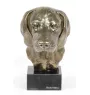Bayerischer Gebirgsschweisshund - Hundestatue, Büste auf Steinsockel, Skulptur, Trophäe für Hundeausstellung der Marke Art-Dog