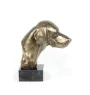 Bayerischer Gebirgsschweisshund - Hundestatue, Büste auf Steinsockel, Skulptur, Trophäe für Hundeausstellung der Marke Art-Dog