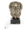 Bayerischer Gebirgsschweisshund - Hundestatue, Büste auf Steinsockel, Skulptur, Trophäe für Hundeausstellung der Marke Art-Dog