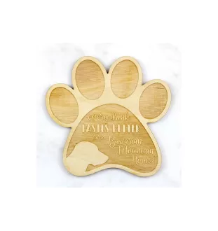 Posokowiec bawarski podkładka pod kubek ze sklejki Art-Dog