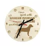 Chien de rouge de Bavière - horloge avec chien, horloge en bois avec gravure, horloge personnalisée par Art-Dog