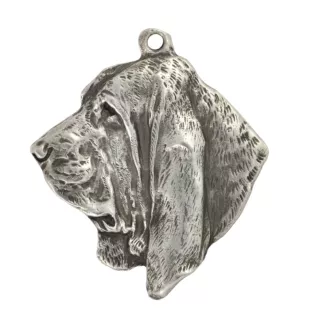 Basset Hound I brelok do kluczy posrebrzany Art-Dog