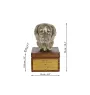 Bayerischer Gebirgsschweisshund - Eine Ascheurne für Hunde mit einer Statuette, eine kleine Urne für Hunde, eine personalisierte Urne mit dem Porträt eines Hundes von der Marke Art-Dog.