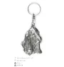 Basset Hound II - Silver-plated dog pendant, handbag decoration, backpack pendant by Art-Dog brand