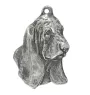 Basset Hound II - Versilberte Hund Anhänger, Handtasche Dekoration, Rucksack-Anhänger von Art-Dog Marke