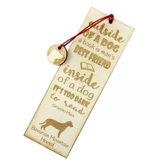 Chien de rouge de Bavière - marque-page pour livre avec chien, marque-page personnalisé, cadeau pour les amateurs de livres de la marque Art-Dog