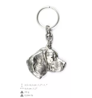 Beagle brelok do kluczy posrebrzany Art-Dog
