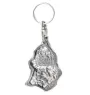 Basset Hound II - Silver-plated pendant with a dog in a decorative box, handbag decoration, backpack pendant by Art-Dog brand
