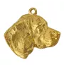 Beagle - Porte-clés doré avec chien dans boîte cadeau, décoration de sac à main, accessoire de luxe de la marque Art-Dog