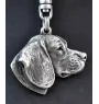 Beagle - Porte-clés argenté avec un chien dans une boîte cadeau, décoration de sac à main, pendentif de sac à dos par la marque Art-Dog