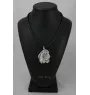 Basset Hound III - collier avec un chien, pendentif en plaqué argent pour les fans de chiens, bijoux uniques de la marque Art-Dog
