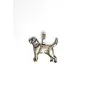 Beagle - Collier pour chien, pendentif plaqué argent pour l'amoureux des chiens, bijoux subtils par Art-Dog