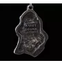 Basset Hound II - Necklace with dog, silver-plated pendant for dog fan, unique jewelry by Art-Dog brand