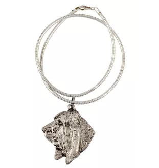 Basset Hound I naszyjnik na lince Art-Dog