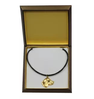 Beagle - Hundehalsband in Geschenkbox, vergoldeter Anhänger für Hundefans, auffälliger Schmuck von Art-Dog