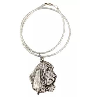 Basset Hound III - Hundehalsband, einzigartiger Schmuck für den Hundefan, einzigartiger Kreuzotter-Anhänger der Marke Art-Dog