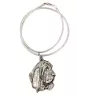 Basset Hound III - Dog necklace, unique jewellery for the dog fan, unique adder pendant by Art-Dog brand