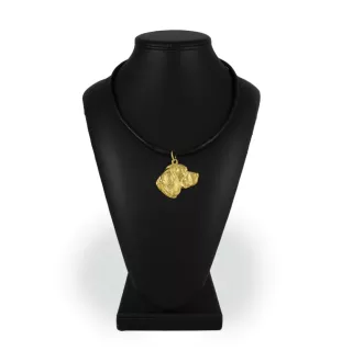 Beagle - Collier pour chien, pendentif plaqué or pour fan de chien, bijoux uniques de la marque Art-Dog