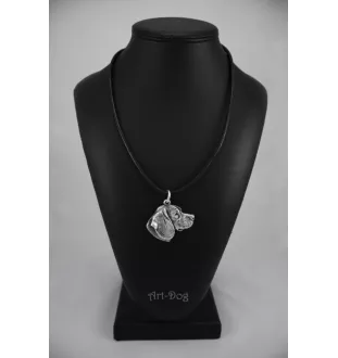 Beagle - Collier de chien dans une boîte cadeau, médaillon argenté pour fan de chien, pendentif remarquable de la marque Art-Dog