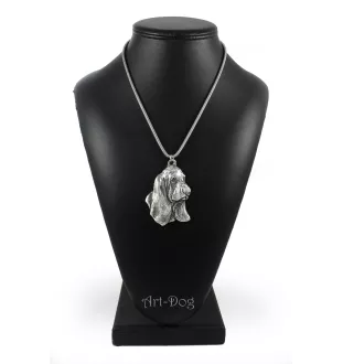 Basset Hound II - Collier pour chien, bijoux uniques pour les fans de chiens, pendentif vipère unique de la marque Art-Dog