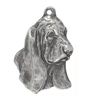 Basset Hound II - Hundehalsband, einzigartiger Schmuck für den Hundefan, einzigartiger Kreuzotter-Anhänger der Marke Art-Dog
