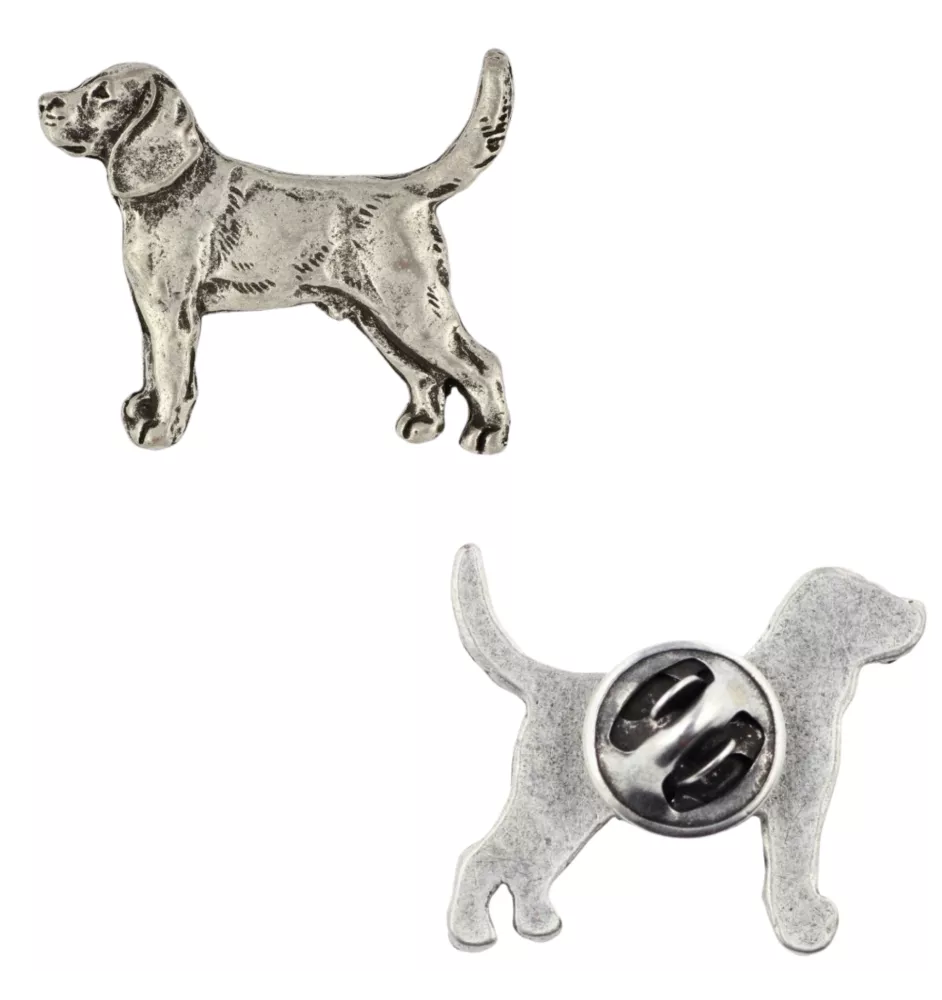 Beagle - Broche de chien dans un coffret cadeau, épingle élégante, épingle de revers pour la veste de la marque Art-Dog