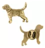 Beagle - Hundebrosche in dekorativer Box, elegante vergoldete Anstecknadel, Jackenbrosche der Marke Art-Dog