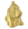 Basset Hound II - Dog necklace in gift box, gold-plated pendant for dog fan, striking jewellery by Art-Dog