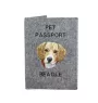 Beagle - Dog passport case, document case, gift for the traveller from the Art-Dog brand
