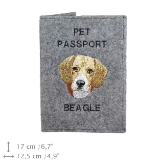 Beagle - Hundepassetui, Dokumententasche, Geschenk für den Reisenden von der Marke Art-Dog