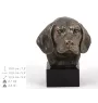 Beagle - Hundestatue, Büste auf Steinsockel, Skulptur, Trophäe für Hundeausstellung der Marke Art-Dog