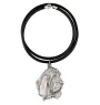 Basset Hound III - Collier de chien dans une boîte cadeau, médaillon argenté pour fan de chien, pendentif remarquable de la marque Art-Dog