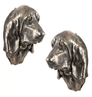 Basset Hound - Statue de chien, buste suspendu, décoration unique pour les amoureux des chiens par la marque Art-Dog