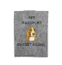 Basset Hound - Hundepassetui, Dokumententasche, Geschenk für den Reisenden von der Marke Art-Dog