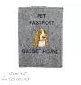 Basset Hound - Porte passeport pour chien, porte document, cadeau pour le voyageur de la marque Art-Dog