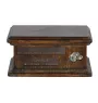 Beagle - wooden urn for dog ashes, personalized urn with engraving, small urn for dog ashes from the Art-Dog brand