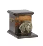 Beagle - urn for dog ashes with a statuette, elegant urn for a dog, unique urn with a bust of a dog by Art-Dog brand