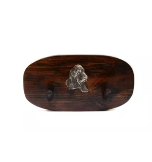 Basset Hound II - accessory rack, dog medal rack, key hooks by Art-Dog